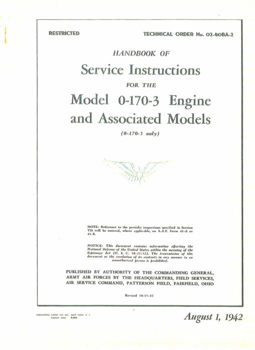 Flight Manual for the Aeronca L-3