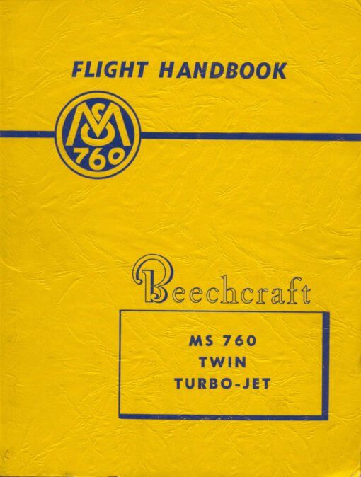 Flight Manual for the Morane Saulnier MS760 Paris