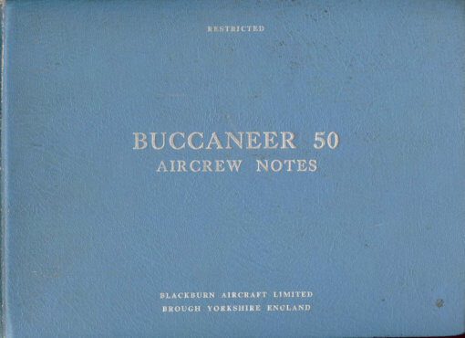 Flight Manual for the Blackburn Buccaneer
