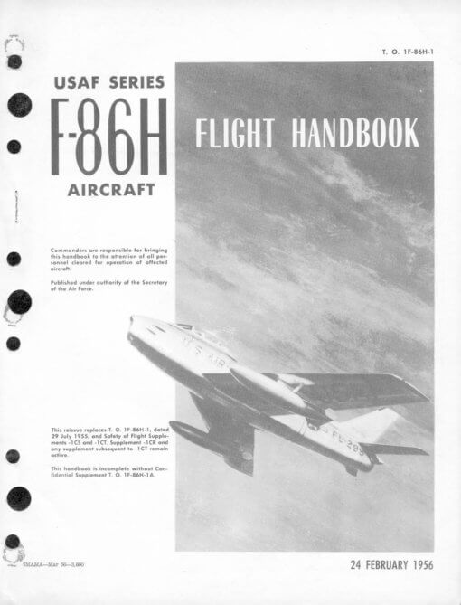 Flight Manual for the North American F-86 Sabre