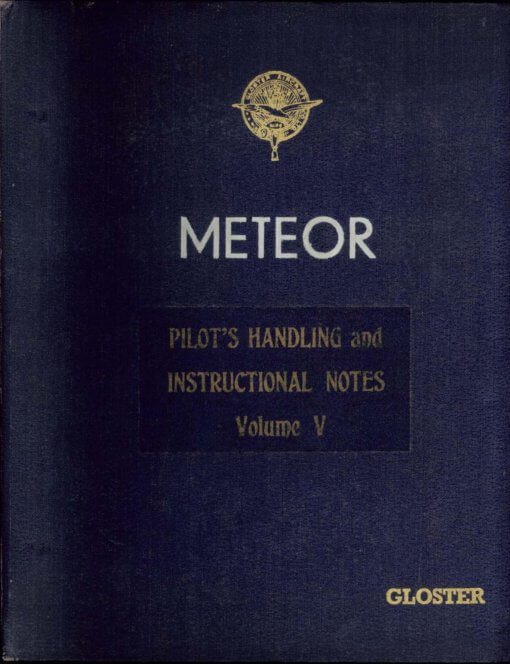 Flight manual for the Gloster Meteor