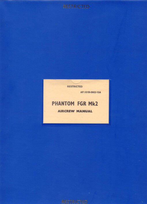 Flight Manual for the McDonnell-Douglas F-4 Phantom II