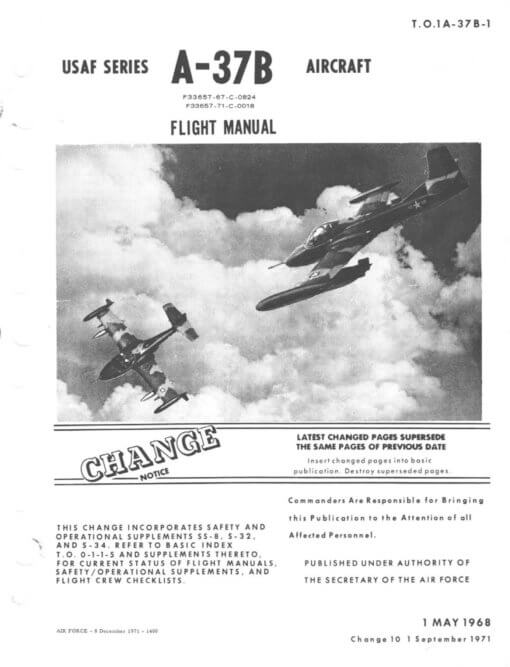 Flight Manual for the Cessna A-37 Dragonfly