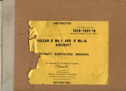 Flight Manual for the Avro Vulcan