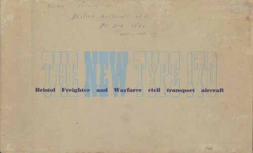 Flight Manual for the Bristol 170 Freighter