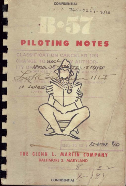 Flight Manual for the Martin B-57 Canberra