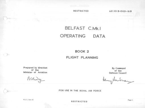 Flight Manual for the Short SC5 Belfast