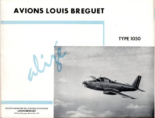 Flight Manual for the Breguet 1050 Alize.