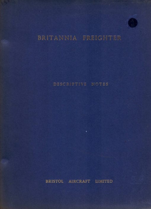Flight Manual for the Bristol Britannia