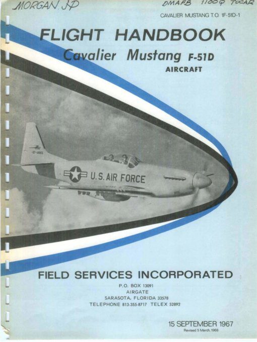 Flight Manual for the North American P-51 Mustang