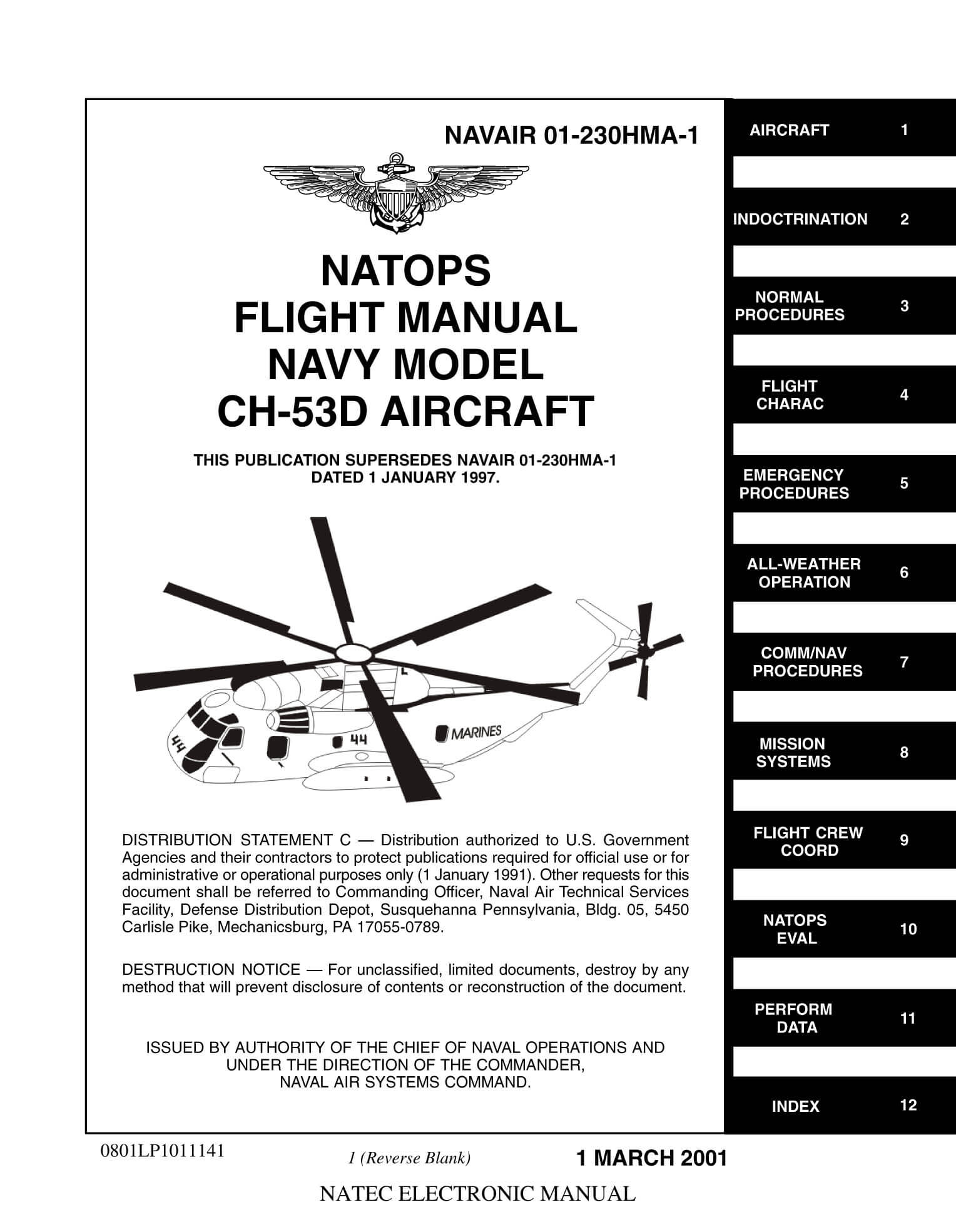 SIKORSKY H-53 SEA STALLION - Flight Manuals