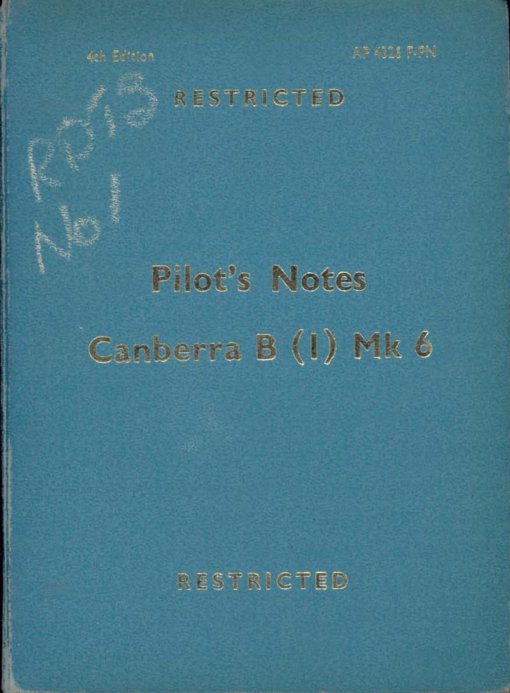 Flight Manual for the English Electric Canberra