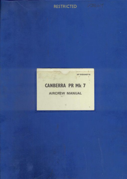 Flight Manual for the English Electric Canberra