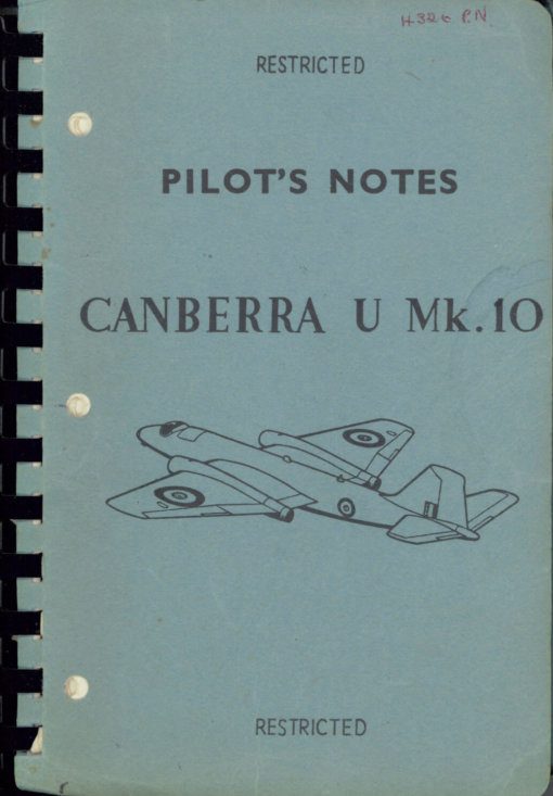 Flight Manual for the English Electric Canberra