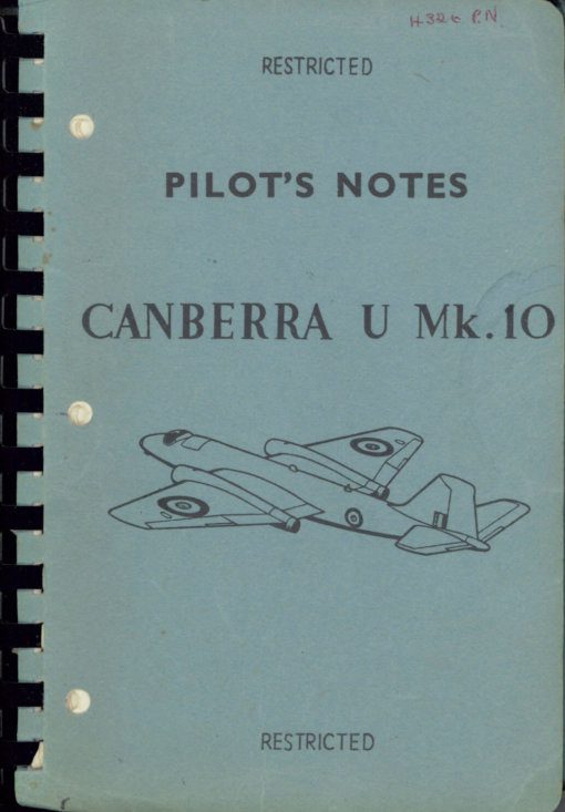 Flight Manual for the English Electric Canberra