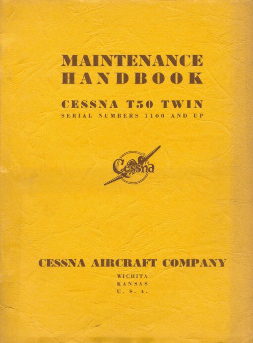 Flight Manual for the Cessna AT-8 AT-17 T-50 Crane