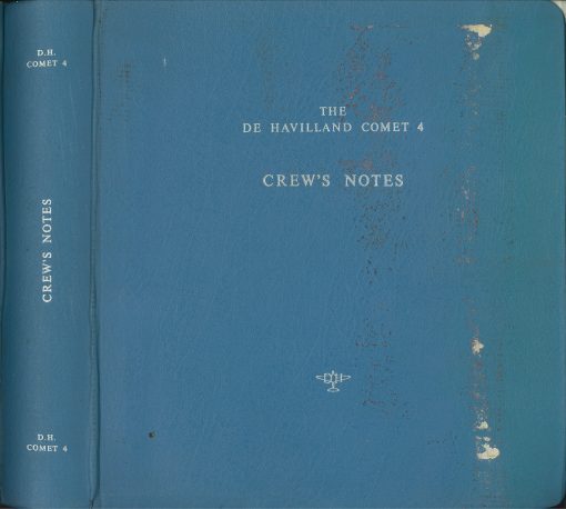 Flight Manual for the De Havilland DH106 Comet
