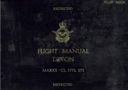 Flight Manual for the De Havilland DH104 Dove and Devon