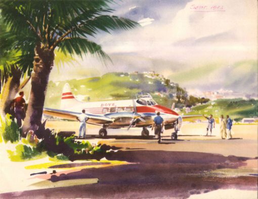 Flight Manual Pilots Notes for the De Havilland Dove Devon