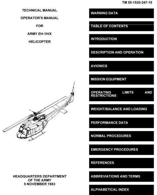 Flight Manual for the Bell UH-1 Iroquois