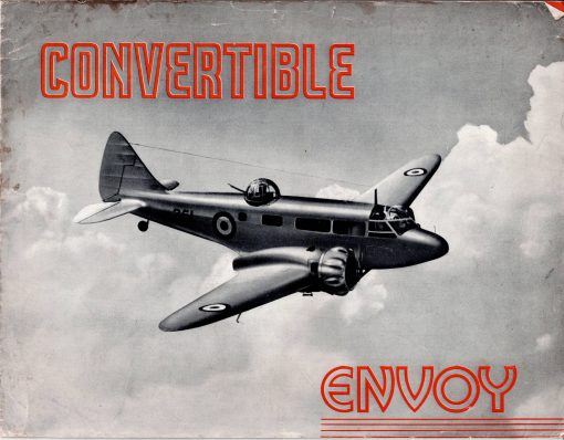 Flight Manual Pilot's Notes for the Airspeed Envoy