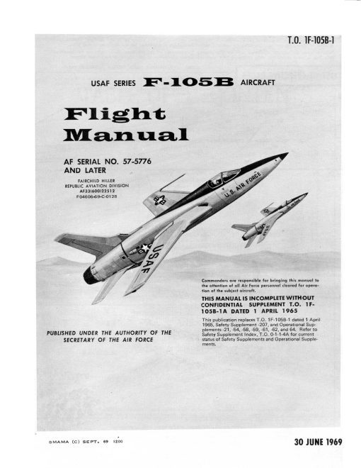 Flight Manual for the Republic F-105 Thunderchief