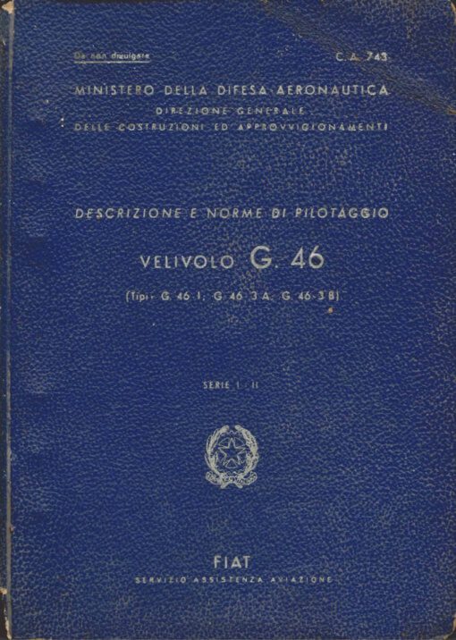 Flight Manual for the Fiat G46