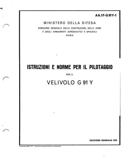 Flight Manual for the Fiat G91