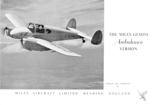 Flight Manual Pilots Notes for the Miles M.65 Gemini
