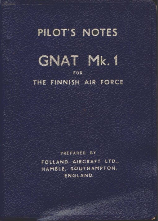 Flight Manual for the Folland Gnat