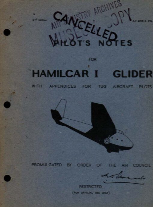 Flight Manual for the General Aircraft Hamilcar