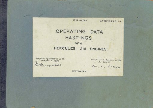 Flight Manual for the Handley Page Hastings