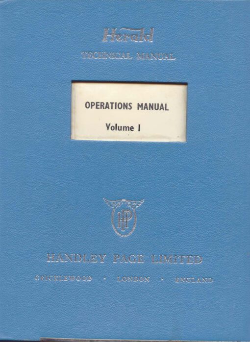 Flight Manual for the Handley Page Herald