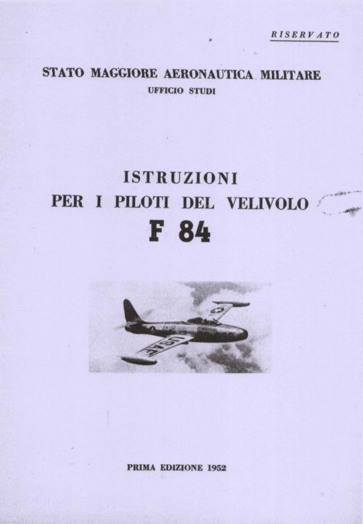 Flight Manual for the Republic F-84 Thunderjet