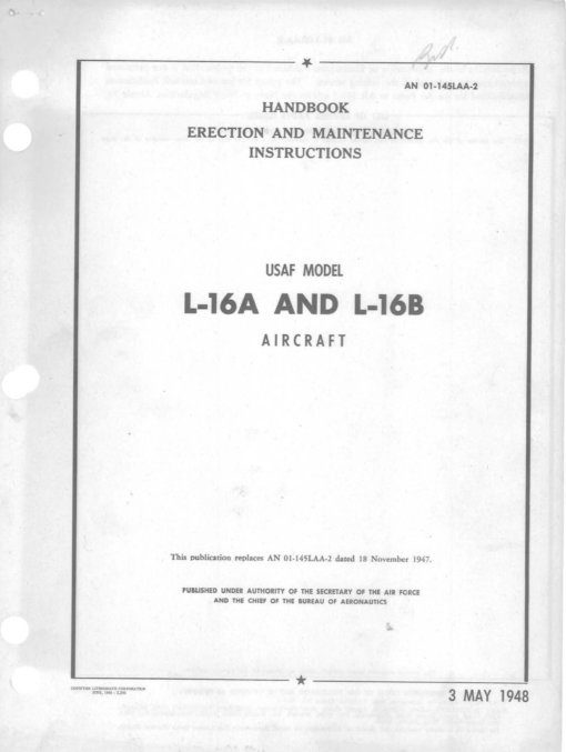 Flight Manual for the Aeronca L-16