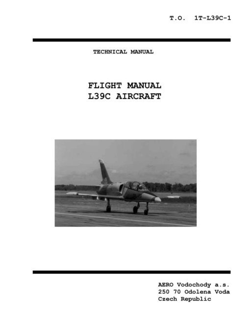 Flight Manual for the Aero Vodochody L39 Albatross