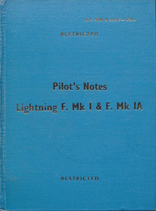 Flight Manual for the English Electric Lightning