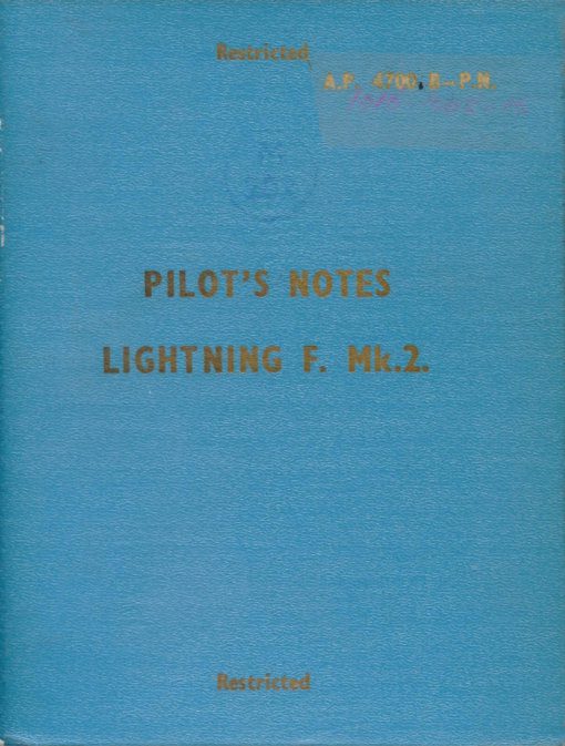 Flight Manual for the English Electric Lightning