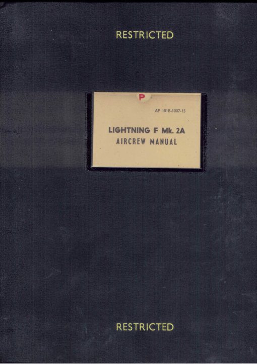 Flight Manual for the English Electric Lightning