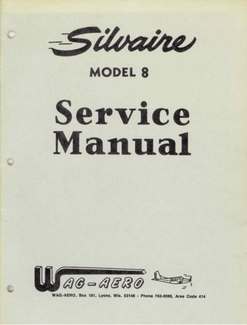 Flight Manual for the Luscombe Model 8