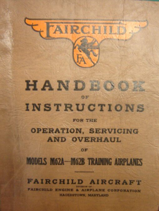 Flight Manual for the Fairchild M62 PT-21 PT-23 PT-26