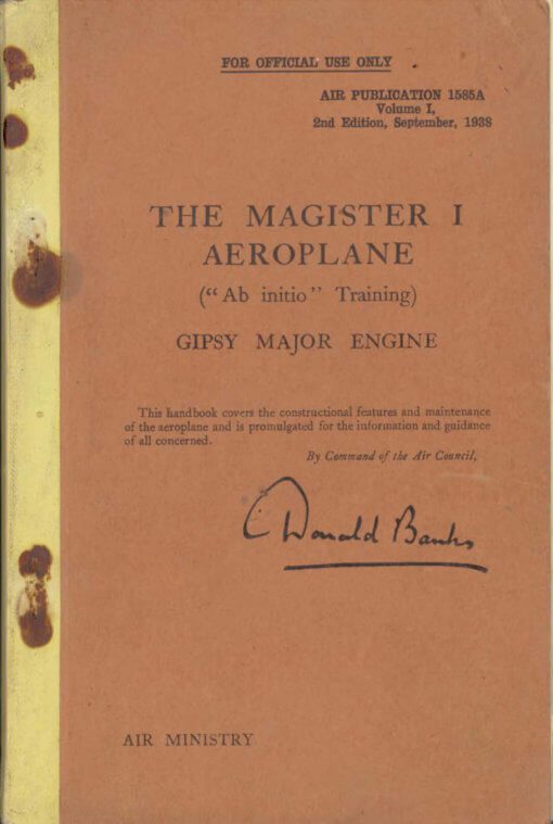 Flight Manual for the Miles M2 Hawk and M14 Magister