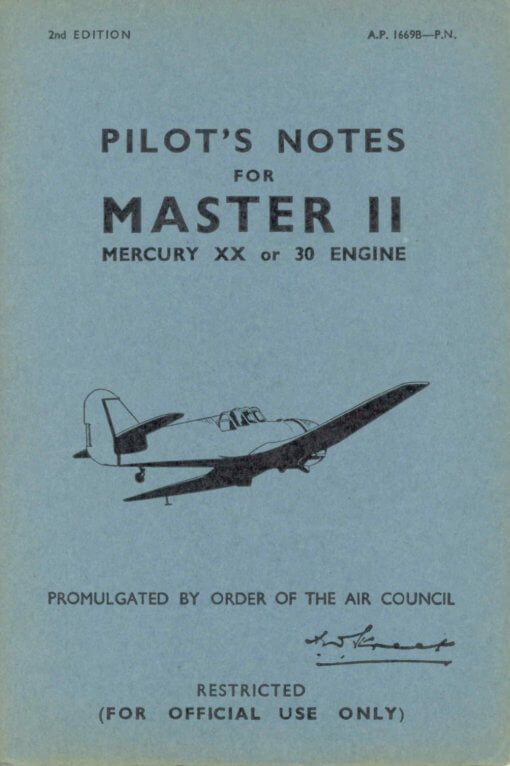 Flight Manual for the Miles Master