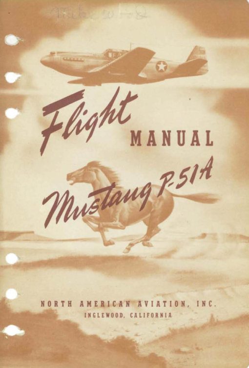 Flight Manual for the North American P-51 Mustang