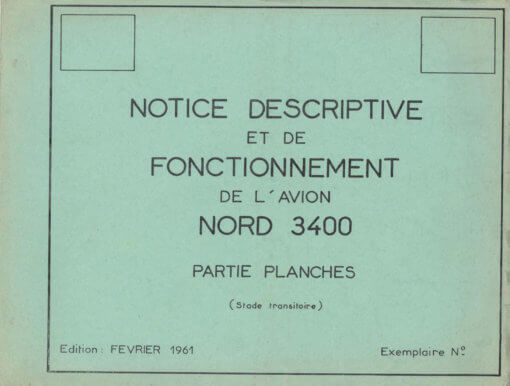Flight Manual for the Nord 3400