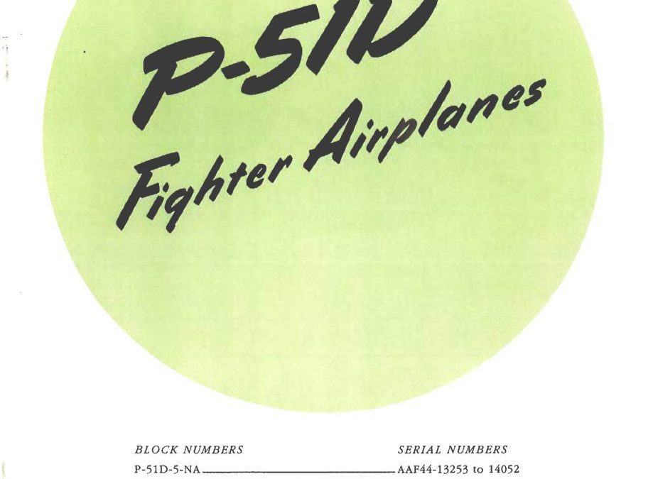 P 51D Maintenance NA 5865 cover Flight Manuals P 51d maintenance na 5865 cover flight manuals