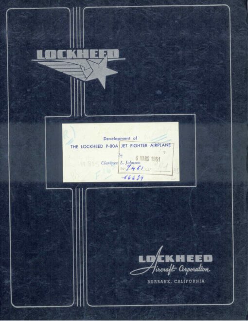 Flight Manual for the Lockheed F-80 Shooting Star