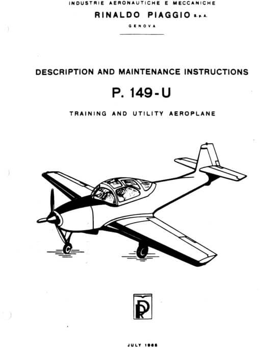 Flight Manual for the Piaggio P149