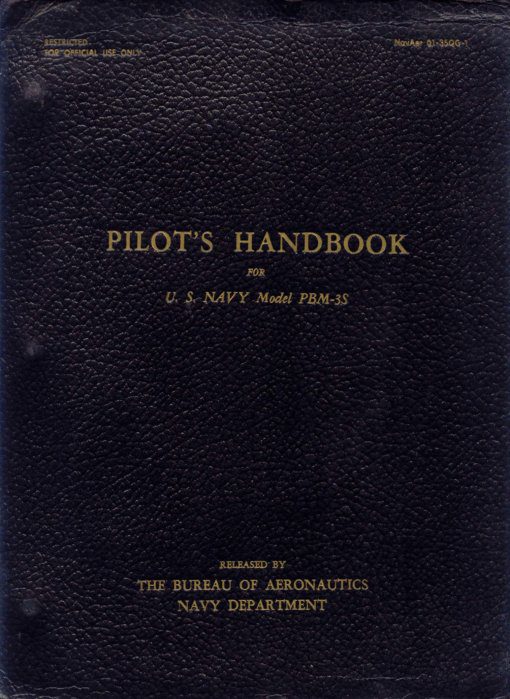 Flight Manual for the Martin PBM Mariner