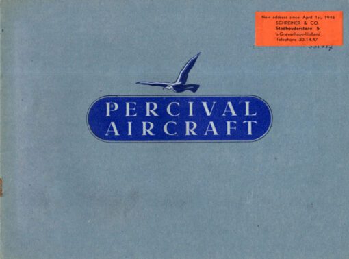 Flight manual for the Percival P28 Proctor